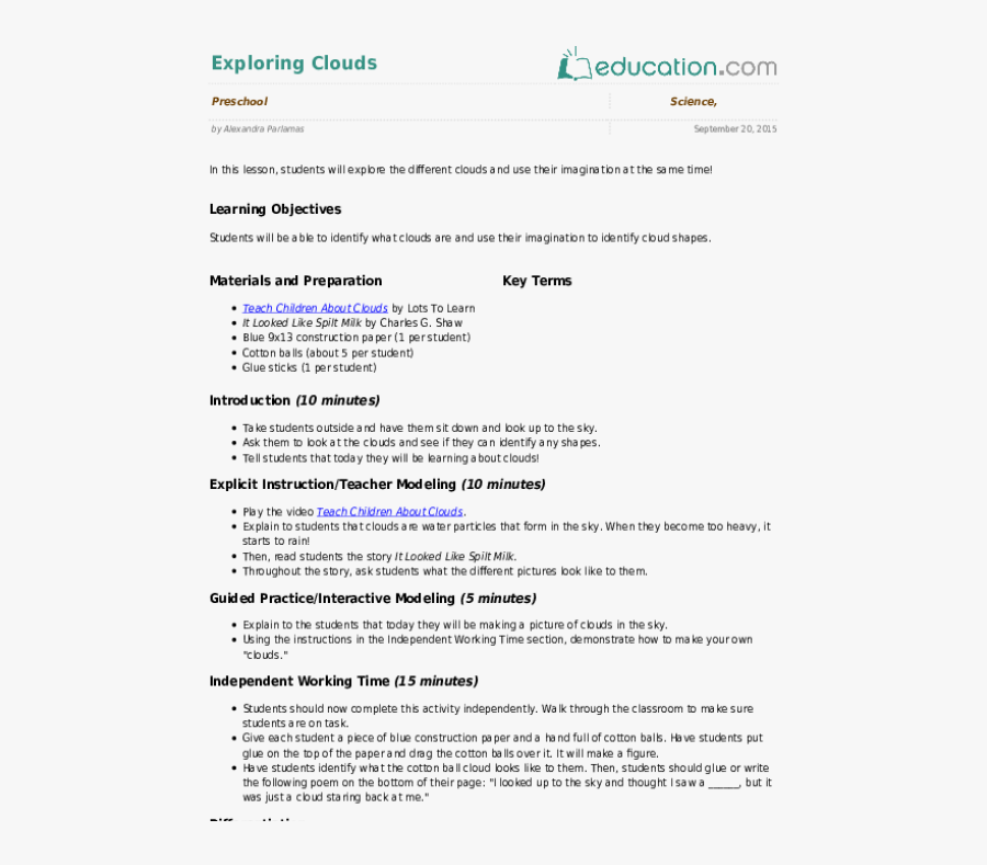 Preschool Earth & Space Science Resources - Learning Resources On A Lesson Plan, Transparent Clipart