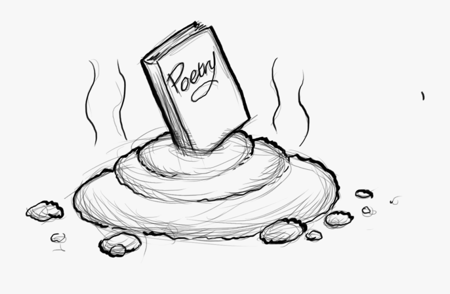 Poetry Clipart Slam Poetry - Line Art, Transparent Clipart