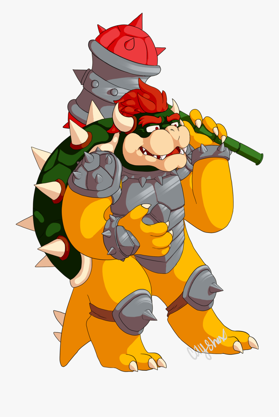 Hammer Slam Bowser - Portable Network Graphics, Transparent Clipart