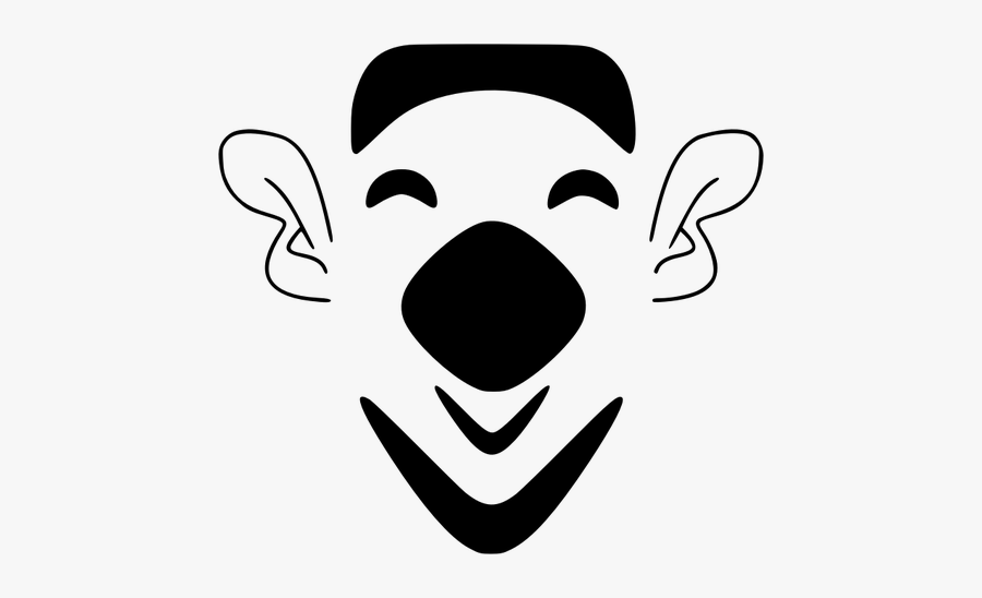 Laughing Bearded Face - Laughing Face, Transparent Clipart