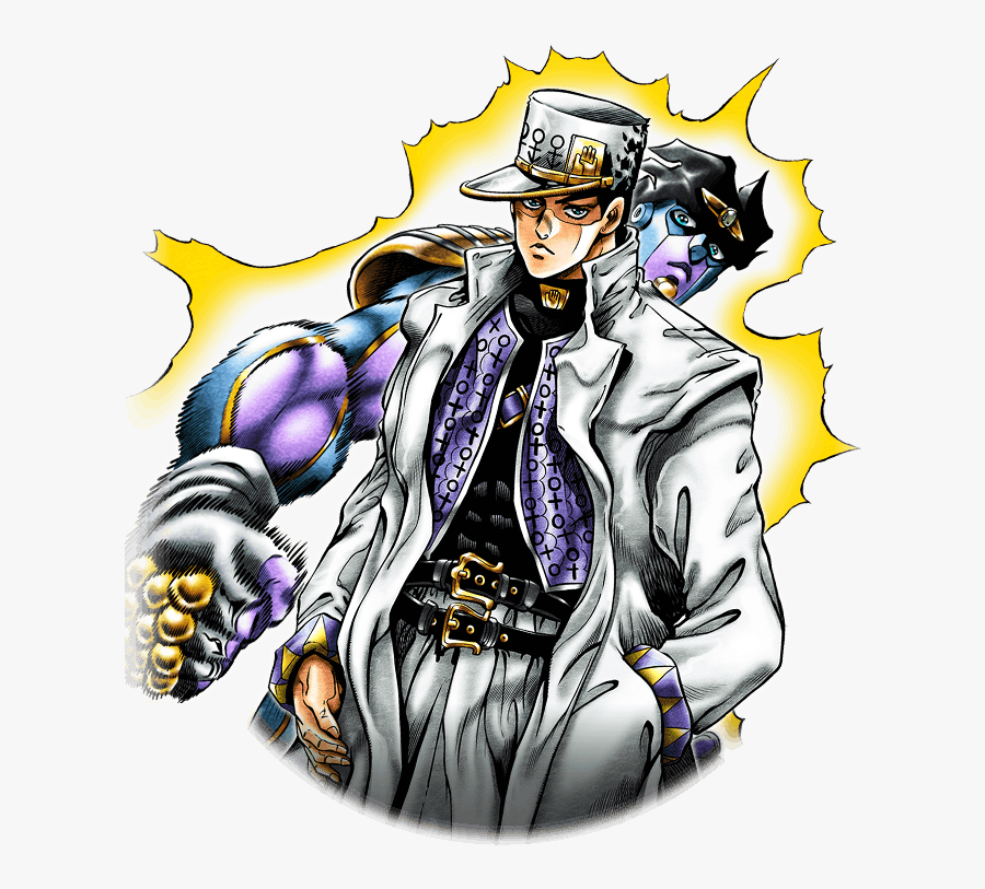 Jotaro Kujo Dio Brando Josuke Higashikata Jojo"s Bizarre - Jotaro And Star Platinum Part 4, Transparent Clipart