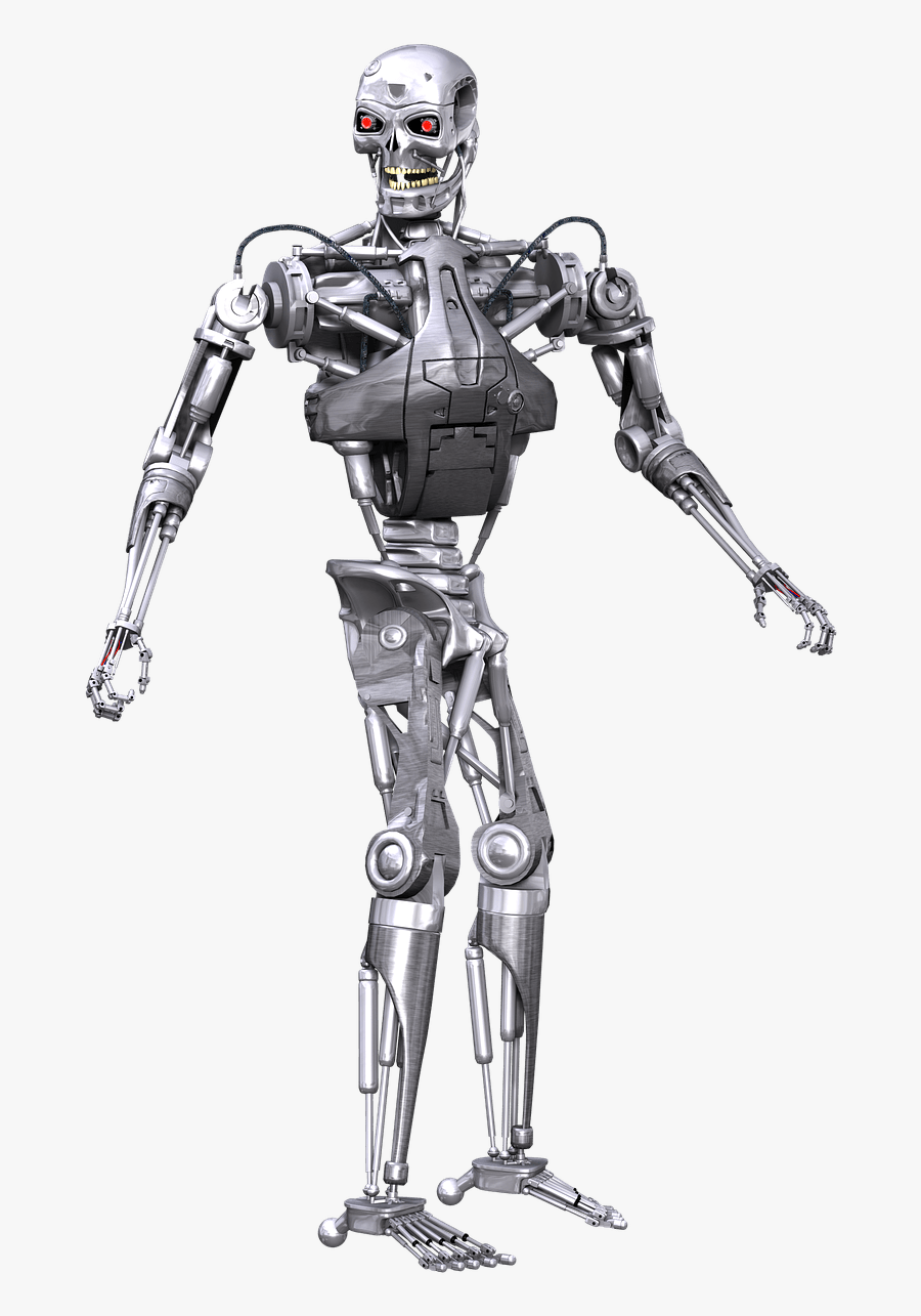 Robot Terminator - Futuristic Robot Png, Transparent Clipart