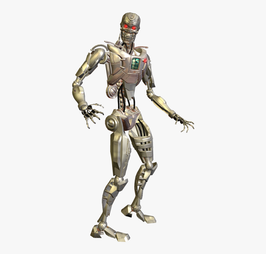 Download For Free Terminator Png - Terminator Robot No Background, Transparent Clipart