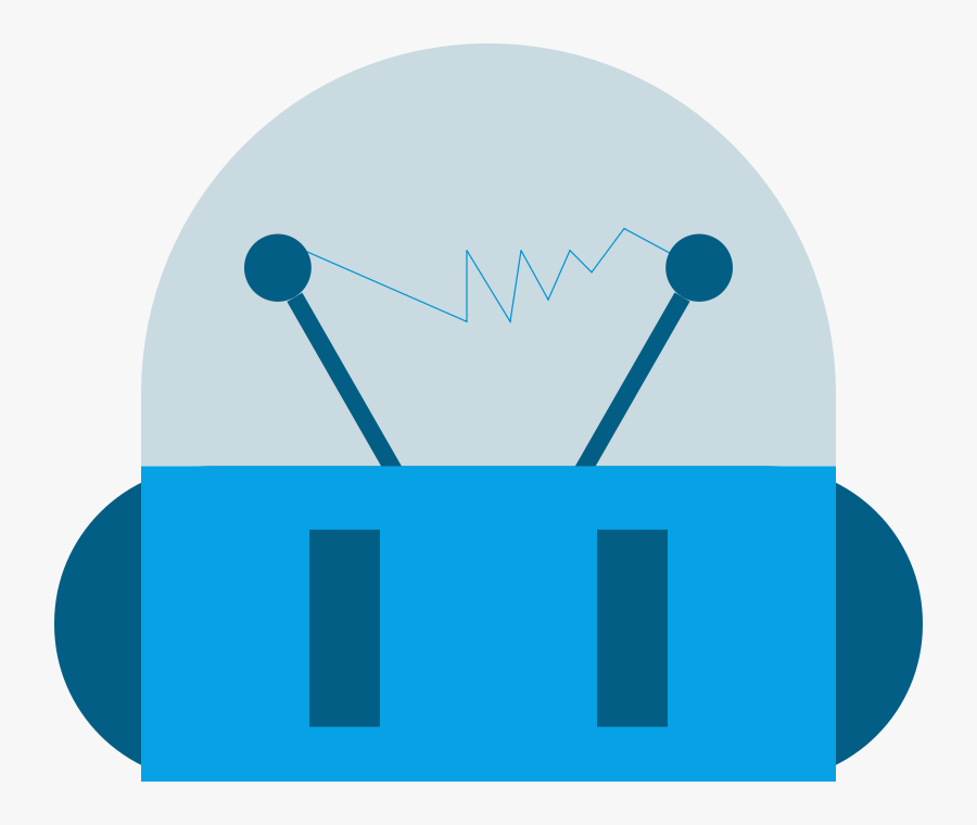 Robot Head, Transparent Clipart