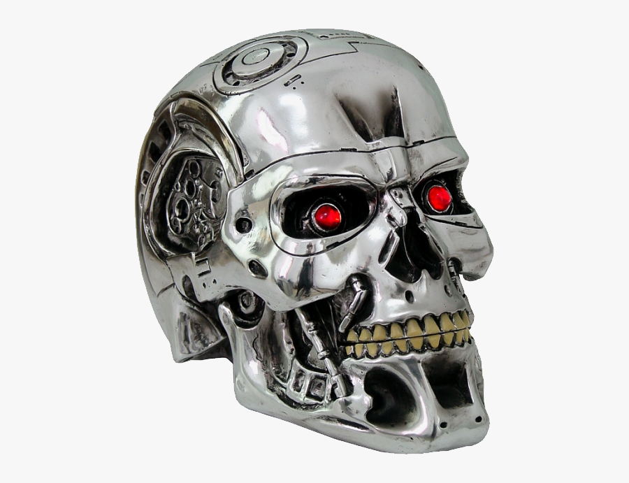Terminator Skull Png Image - Terminator Head, Transparent Clipart