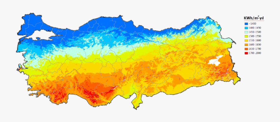 Location And Its Contribute Go Up Producing Electric - New Map Of Turkey, Transparent Clipart