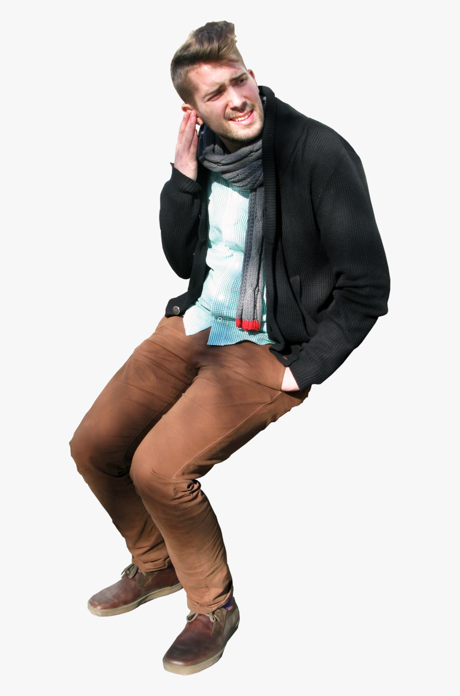 People Sit Png - Transparent Man Sitting Png, Transparent Clipart