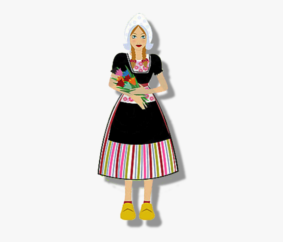 Netherlands Don T Believe - Stereotypical Dutch Woman, Transparent Clipart