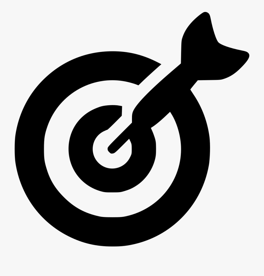 Bulls Eye Png - Bulls Eye Icon Black And White, Transparent Clipart