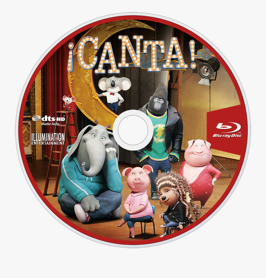 Sing Bluray Disc Image, Transparent Clipart