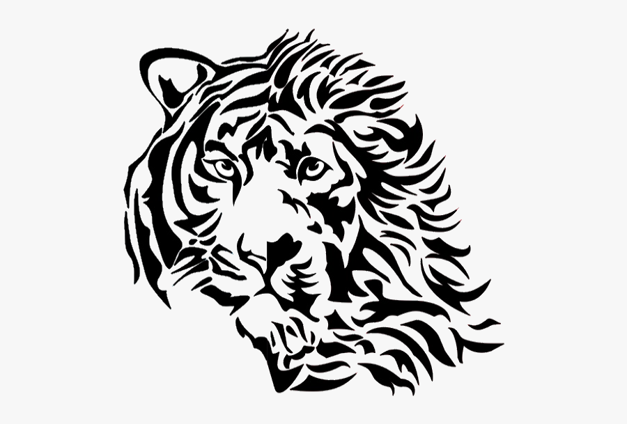 Collection Of Free Liger Drawing Download On Ui Ex - Liger Black And White, Transparent Clipart