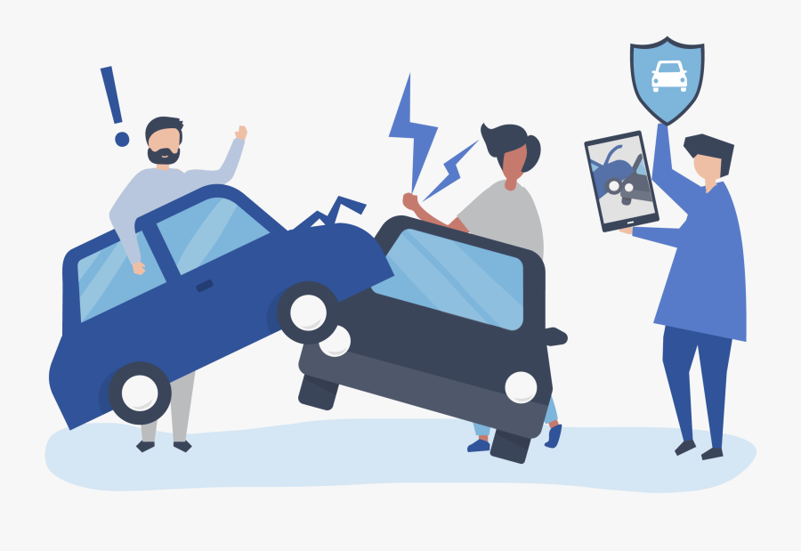 Verhalten In Unfallsituationen - Accident Illustration, Transparent Clipart