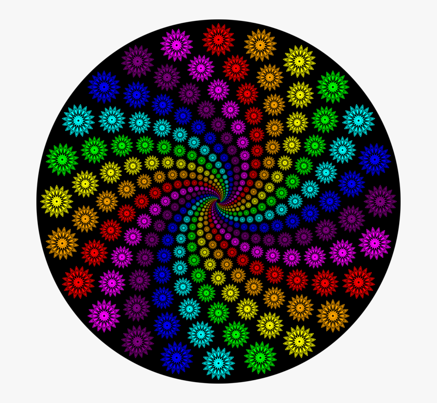 Fractal Art Spiral Visual Arts Point Circle, Transparent Clipart