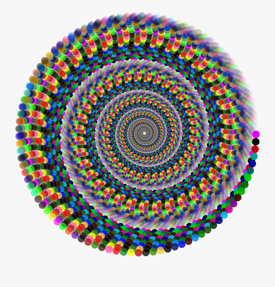 Psychedelic Art Circles Transparent, Transparent Clipart