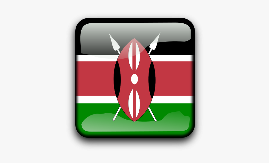 Flag Of Kenya Clipart, Vector Clip Art Online, Royalty - Kenya Clipart, Transparent Clipart