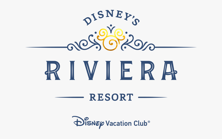 Disney Riviera Resort Logo, Transparent Clipart