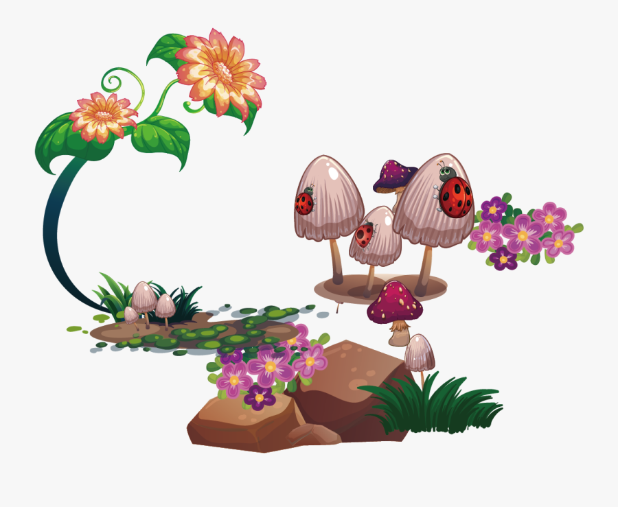 Bee Pollen Illustration Stone - Clipart Cute Bees In Flowers, Transparent Clipart