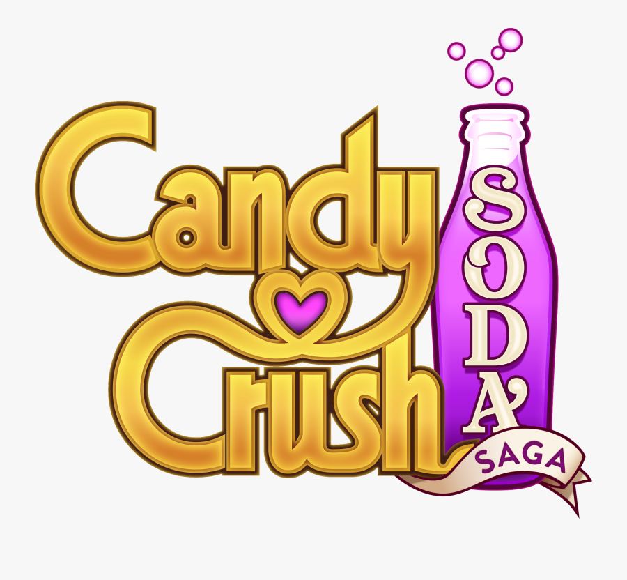 Clip Art Candy Crush Logo - Candy Crush Soda Saga Logo, Transparent Clipart