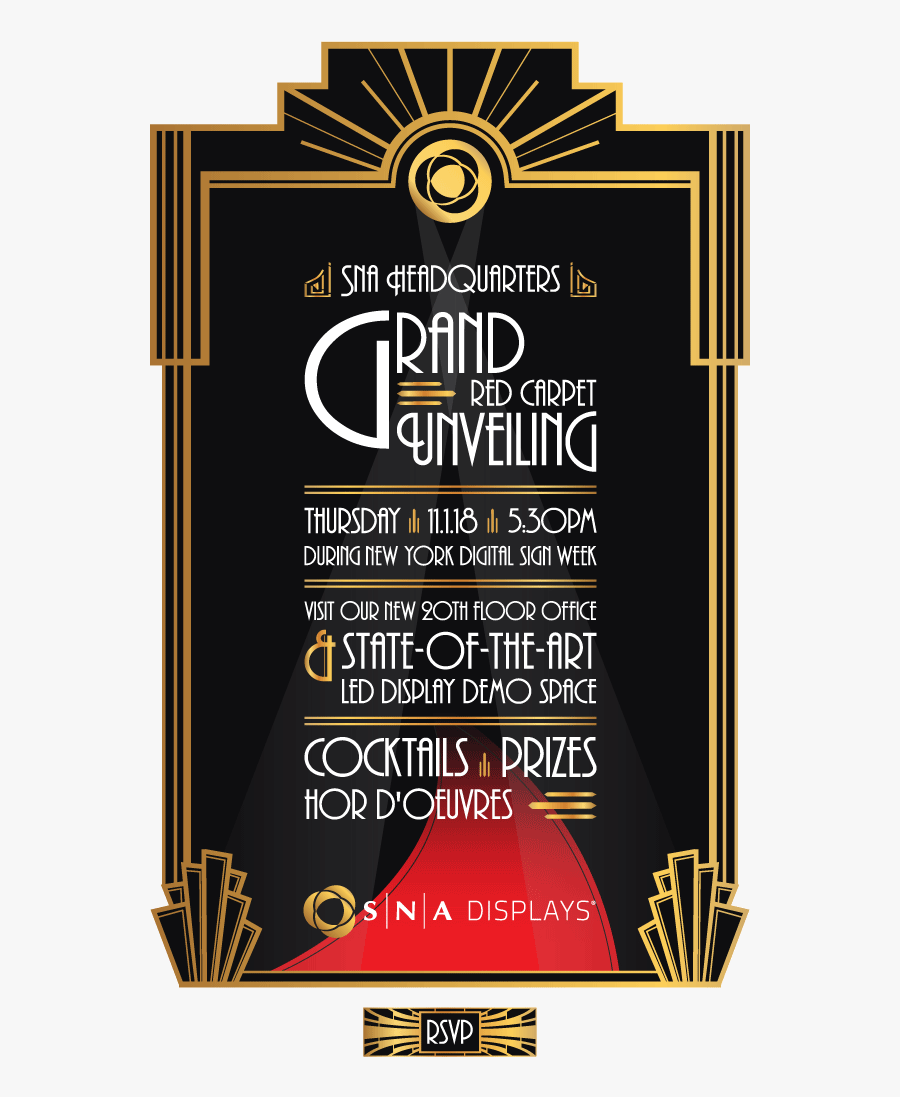 Clip Art Grand Unveiling For Sna - Poster, Transparent Clipart