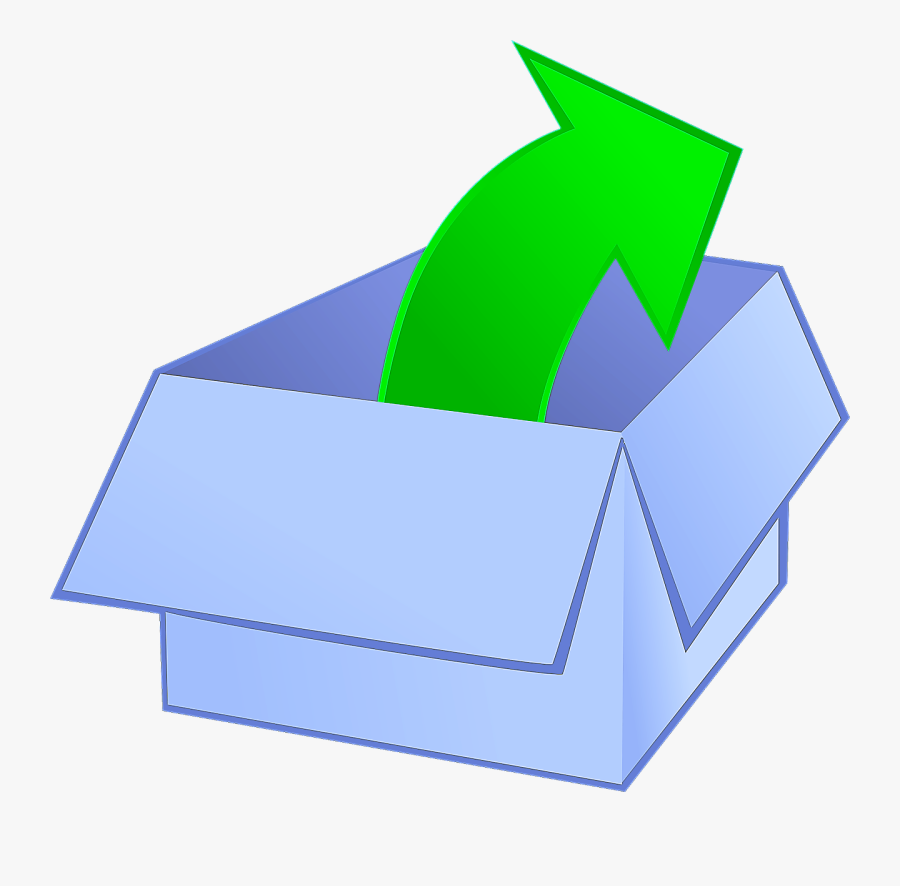 Duality, Distraction And Why Deselecting Is The Most - Arrow Pointing Out Of Box, Transparent Clipart
