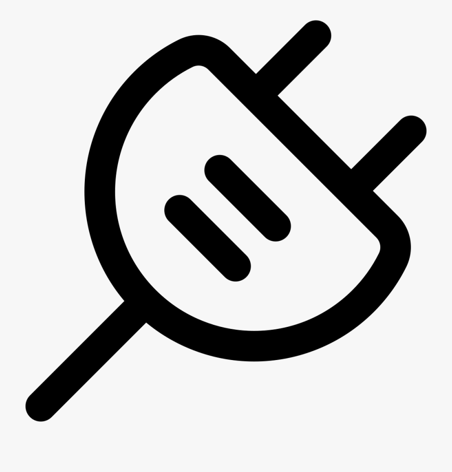 Electrical Connector Outline Svg - Electrical Plug Clipart, Transparent Clipart