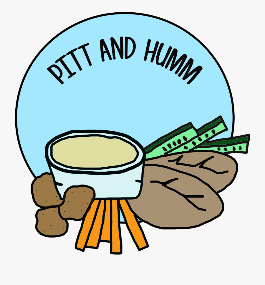 Pitta Bread And Hummus, Transparent Clipart