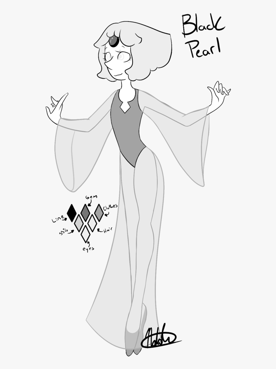 Black Pearl By Nate Doodles - Cartoon, Transparent Clipart