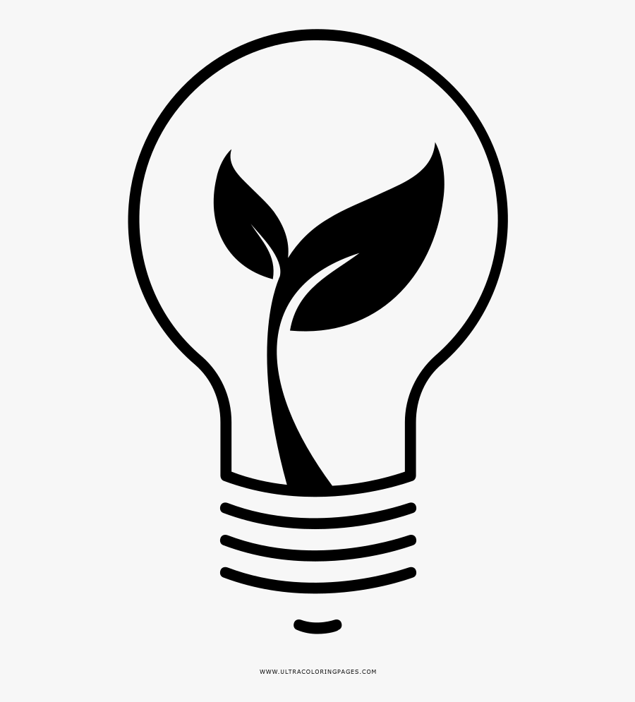 Energy Conservation Coloring Page - Innovation Friendly Icons, Transparent Clipart