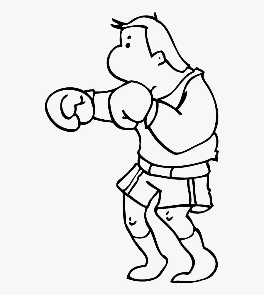 Download Banner Royalty Free Download Aprons High End - Boxing Cartoon Coloring, Transparent Clipart