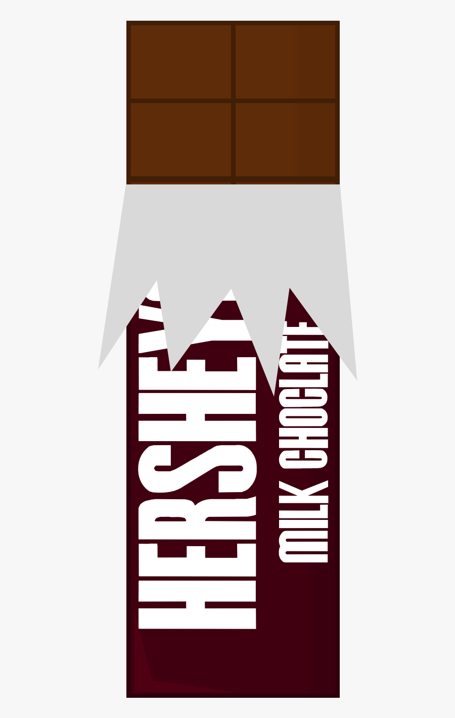 Hershey Bar Body - Poster, Transparent Clipart