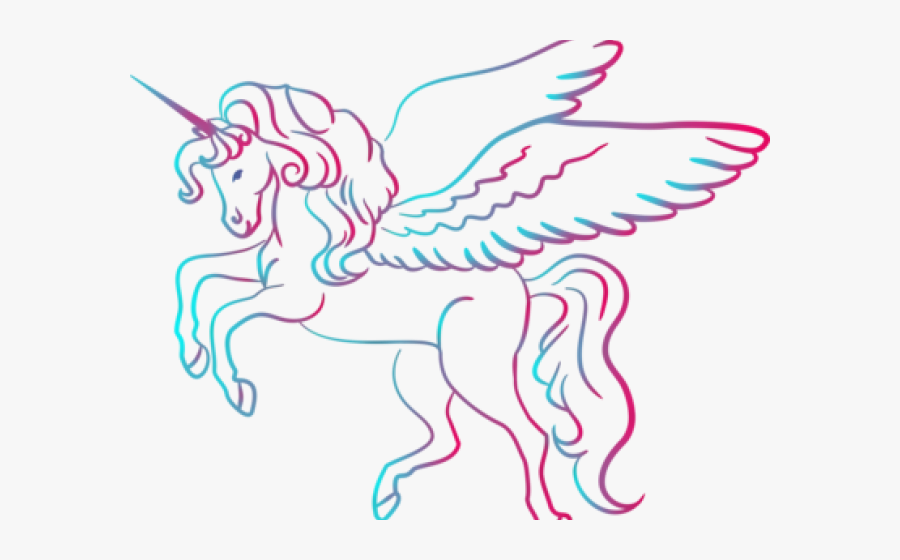 Drawing Unicorn, Transparent Clipart