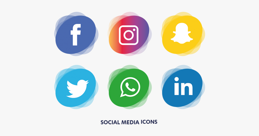Collection Of Free Logo Vector Social Media - Social Media Logos Transparent, Transparent Clipart