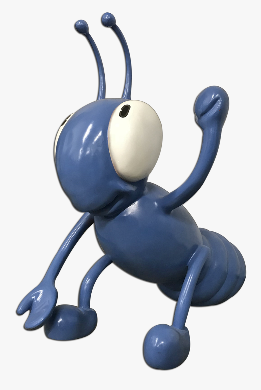 Blue Ant Bug - Cartoon, Transparent Clipart