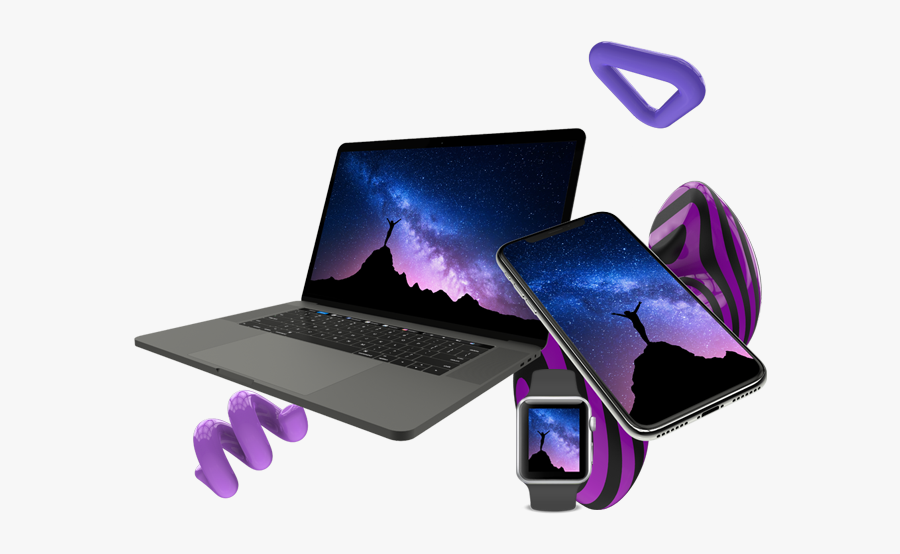 Digital-concept - Netbook, Transparent Clipart