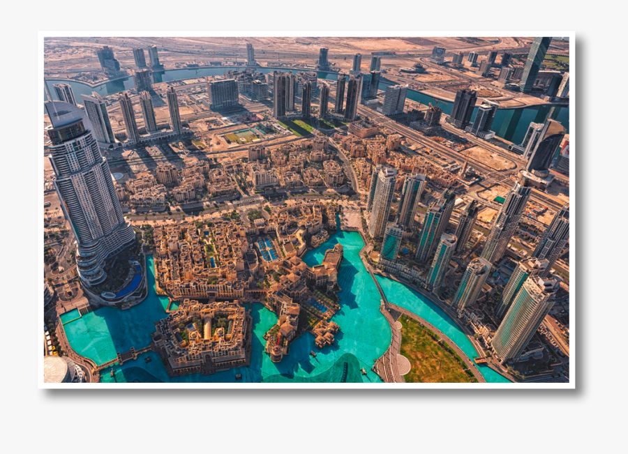 Clip Art Dubai Aerial View - Aerial Photography, Transparent Clipart