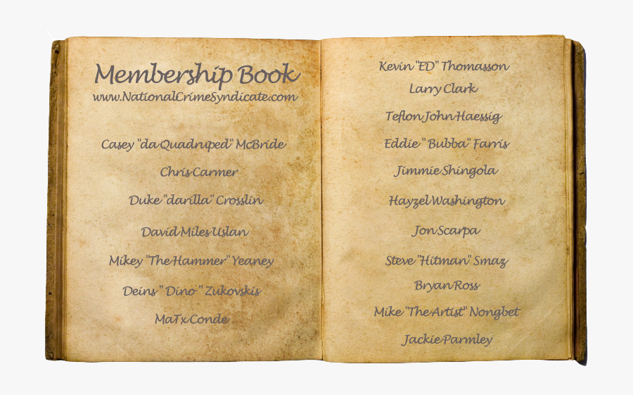 Clip Art Mobster Members - Become A Made Man, Transparent Clipart