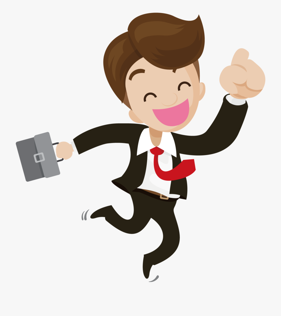 Businessperson Illustration Happy People - Happy Business People Clipart, Transparent Clipart