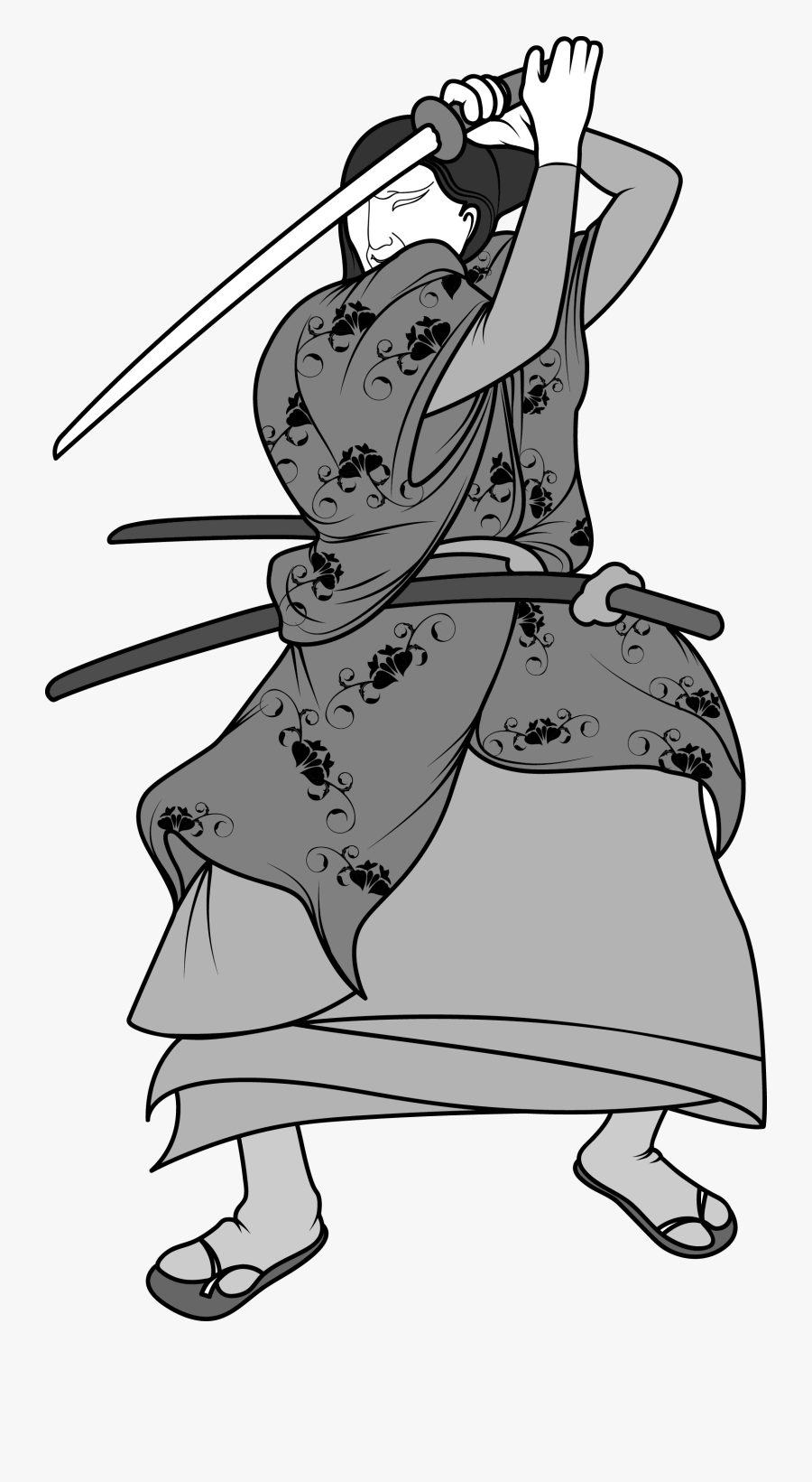 Japanese Clipart Black And White Png , Transparent - Cartoon, Transparent Clipart