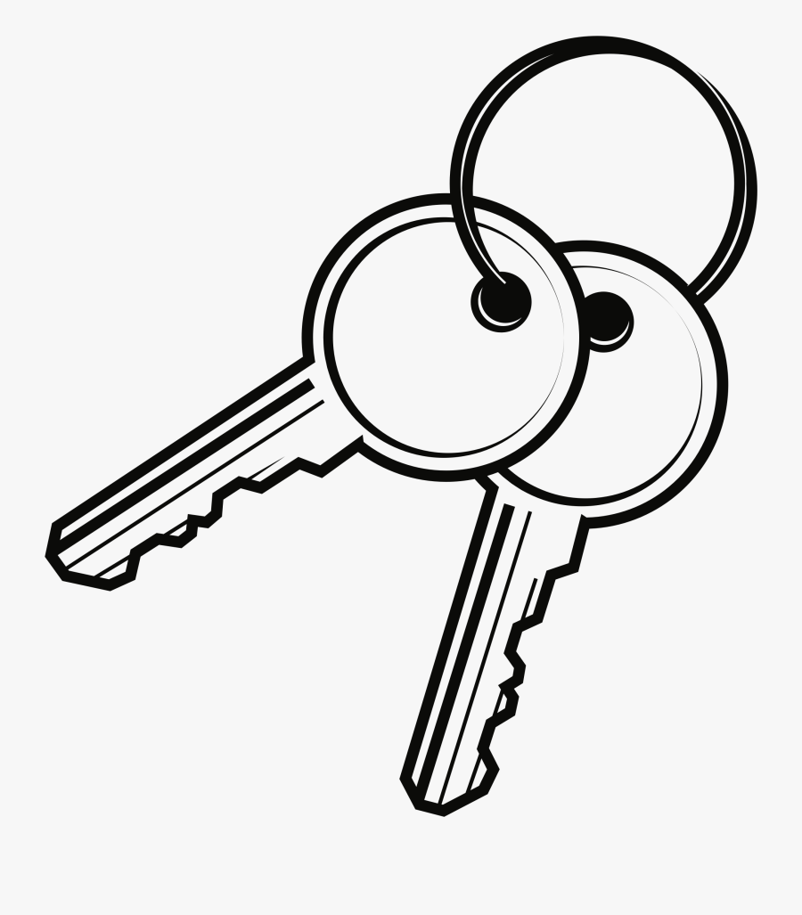 Big Image Png - Clip Art Of Keys, Transparent Clipart