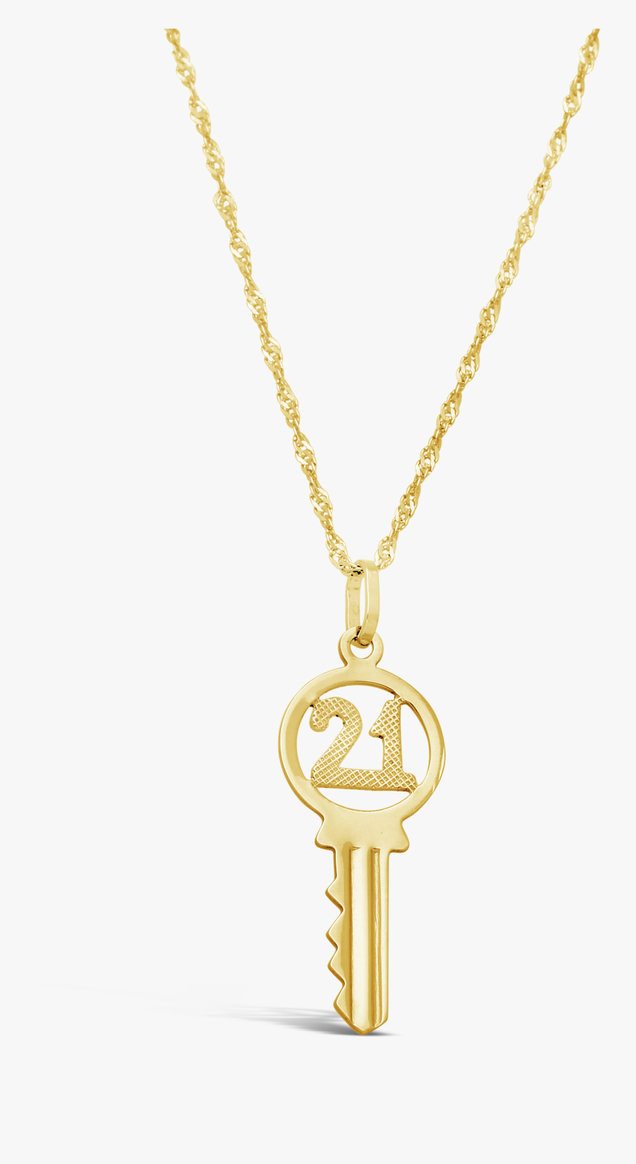 Keys Transparent Gold - Kral Tacı Altın Kolye, Transparent Clipart