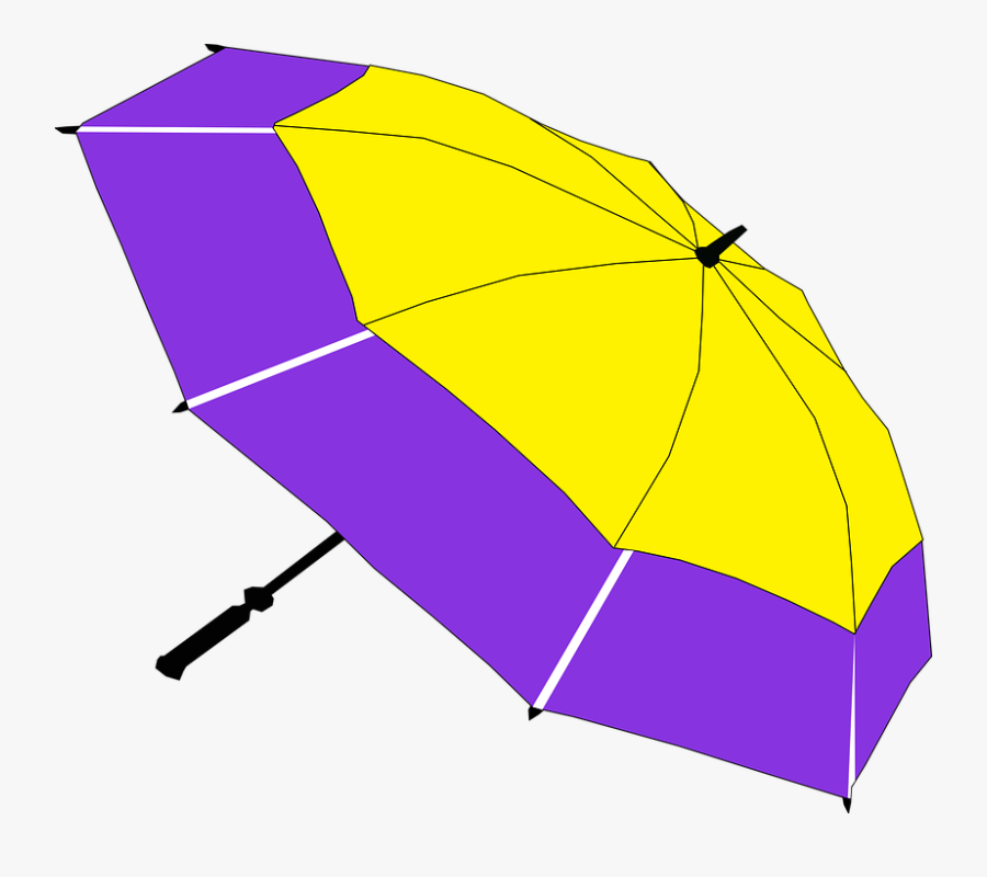 Umbrella, Open, Parasol, Protection, Isolated, Rain - Umbrella, Transparent Clipart