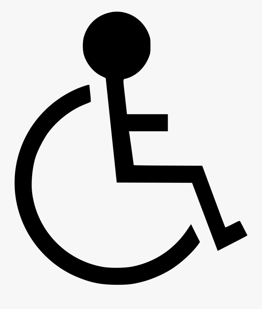 Svg Icon Free Download - Handicap Sign Transparent Background, Transparent Clipart
