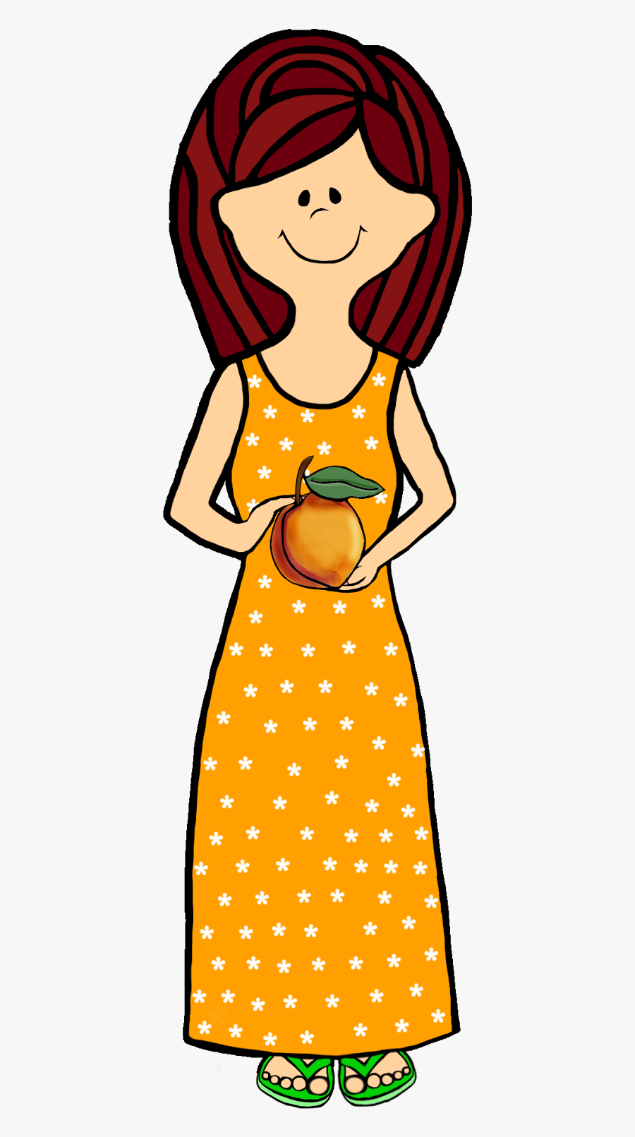 My Sweet Georgia Peach Valerie From Georgia Grown Kiddo"s, Transparent Clipart