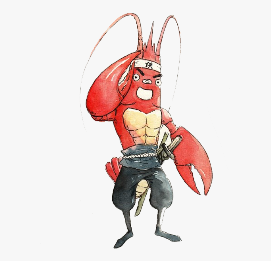 Cartoon Illustration Shrimp Free Png Hq Clipart - Cartoon Shrimp, Transparent Clipart