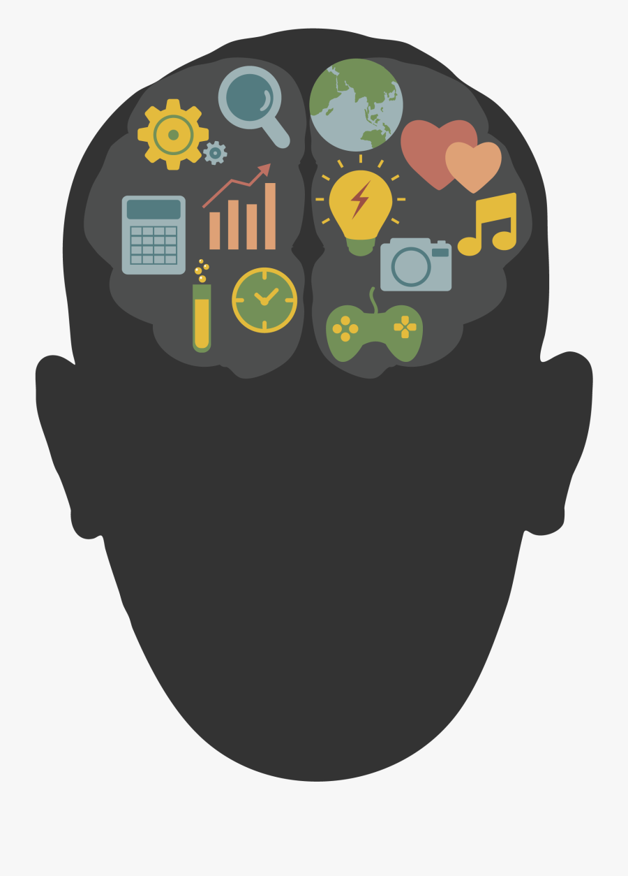 Power Plant Silhouette At - Brain Head Art, Transparent Clipart