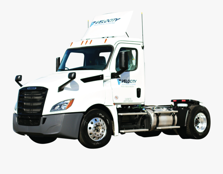 26 - Day Cab Tractor, Transparent Clipart