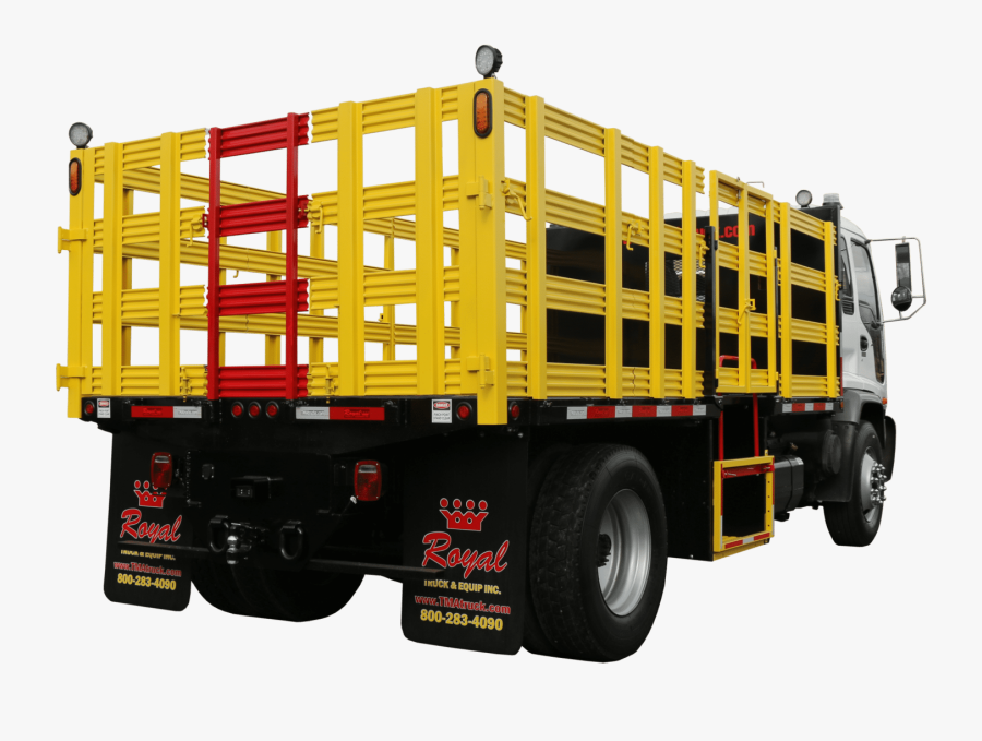 Stake Truck Body Upfits - Trailer Truck, Transparent Clipart