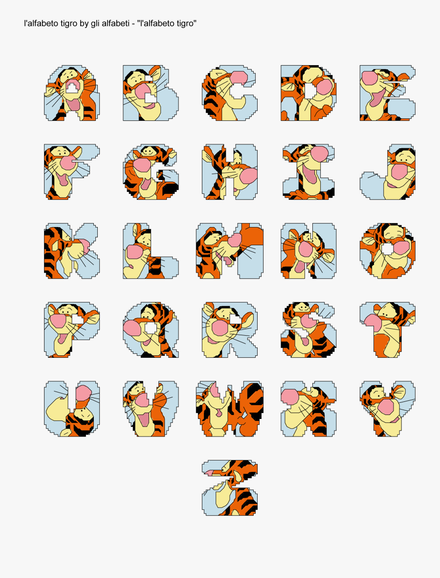 Tigger Transparent Spring Forward - Tigger Cross Stitch Patterns Free, Transparent Clipart