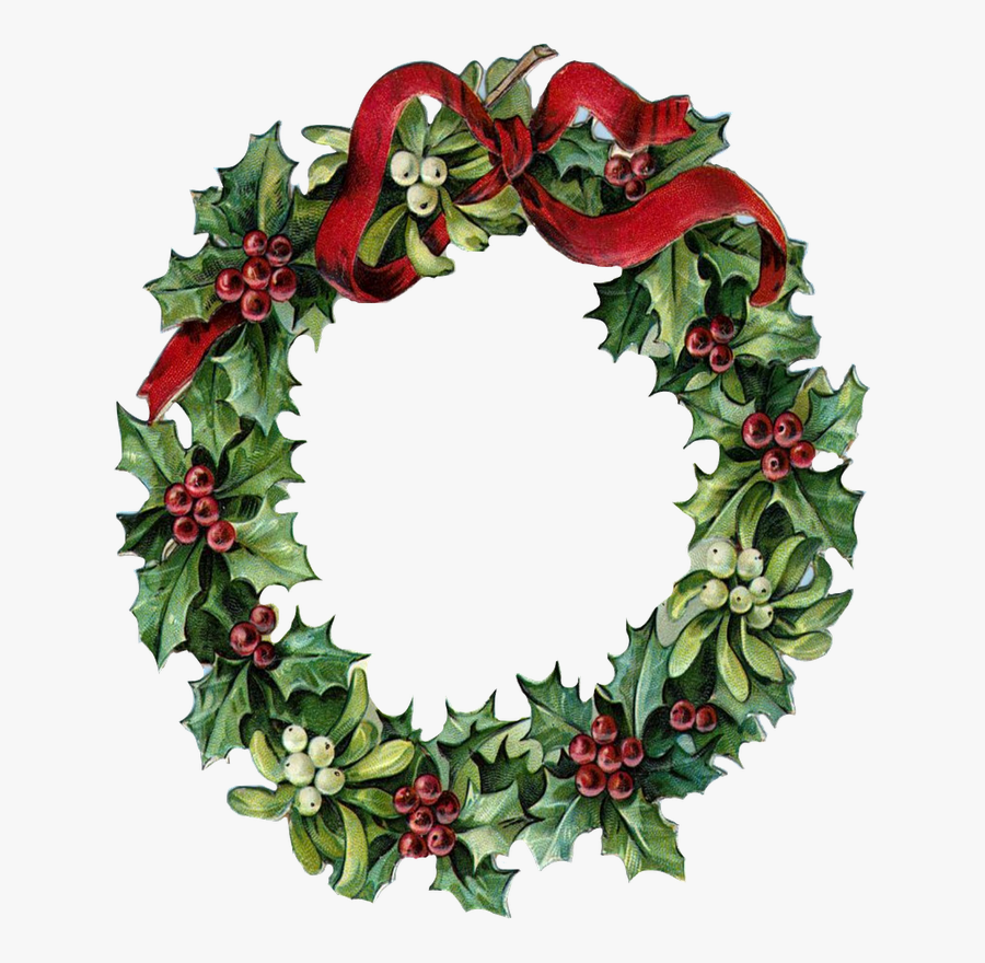 Transparent Christmas Wreath Vector Png - Cross Stitch Christmas Wreath, Transparent Clipart