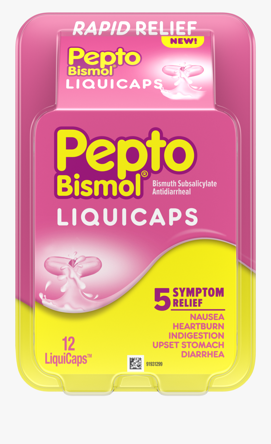 Pepto Bismol Liquicaps, Transparent Clipart